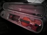 violino seminovo com case